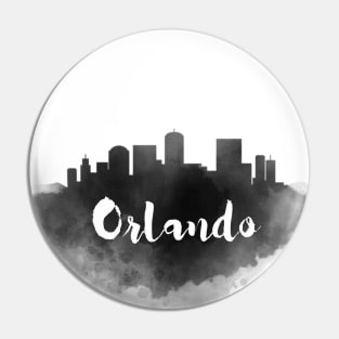 Orlando watercolor Pin