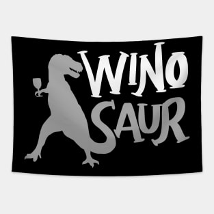 WinoSaur - Funny Wine Lover Shirts And Gifts - T-Rex Tapestry