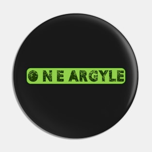 One Argyle Pin