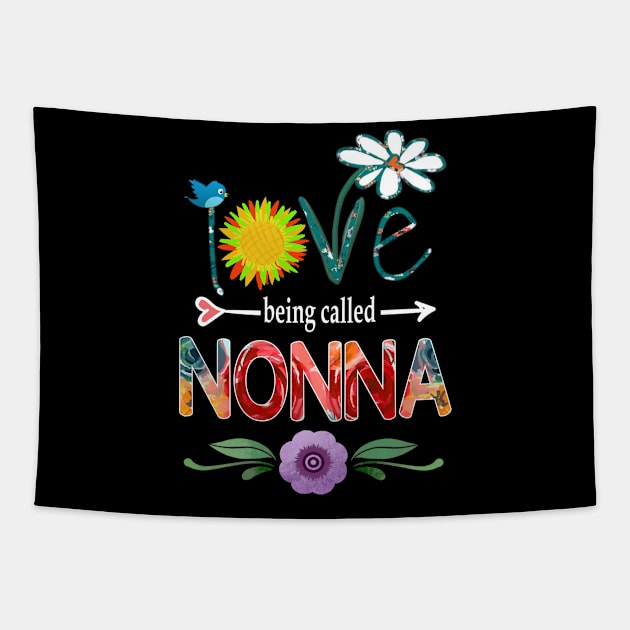 nonna i love being called nonna Tapestry by Bagshaw Gravity