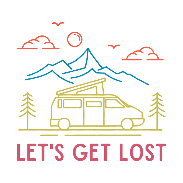 Van Life "let's get lost" by MyVanLife