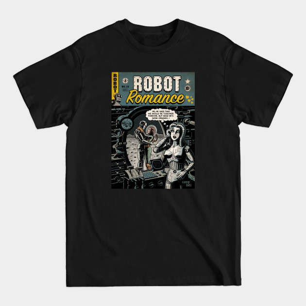 Discover Robot Romance comic book - Robot - T-Shirt