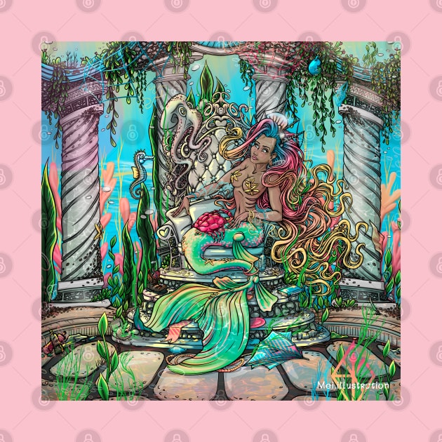 Mermaid Reva Prisma by Mei.illustration