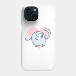 Cute Elephant Heart Phone Case