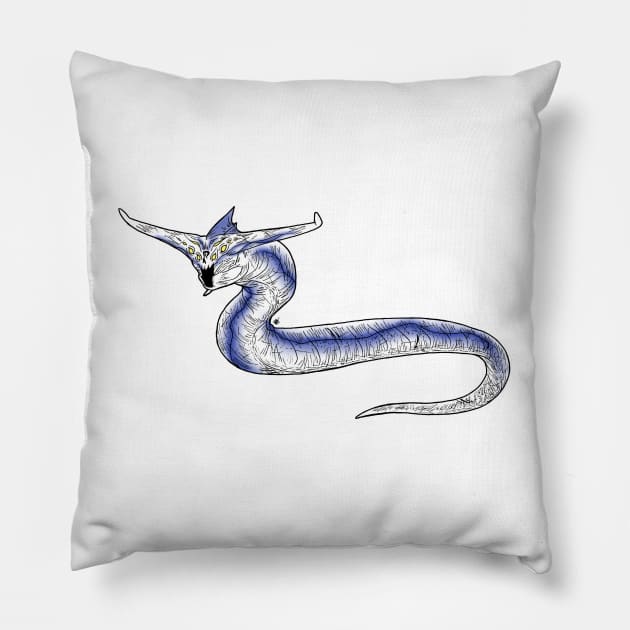 Ghost Leviathan Pillow by charyzard