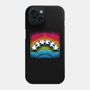 Connecting Differences - World Autism Day Phone Case