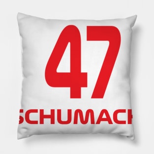 Mick Schumacher F1 47 Pillow