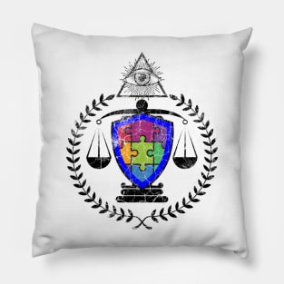 Autism Rights Advocate Pillow