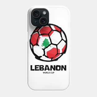 Lebanon Football Country Flag Phone Case