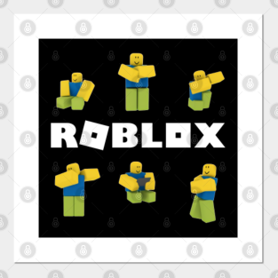 Roblox Noob Posters And Art Prints Teepublic - roblox noob t poze poster by avemathrone