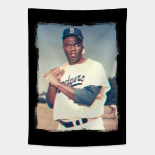 Jackie Robinson 3D effect Tapestry