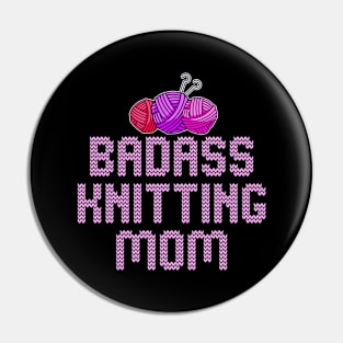 badass knitting girl Pin