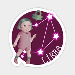 Libra Baby Magnet