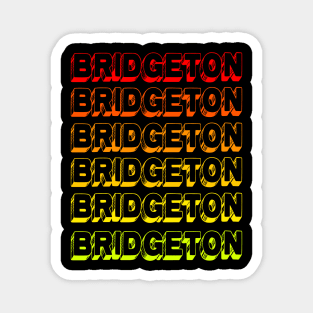 Bridgeton, NJ | Vintage Style New Jersey T-shirt Magnet