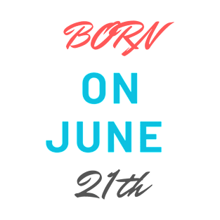 Born on june T-Shirt