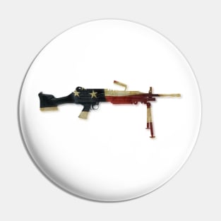 American AF Machine Gun Pin