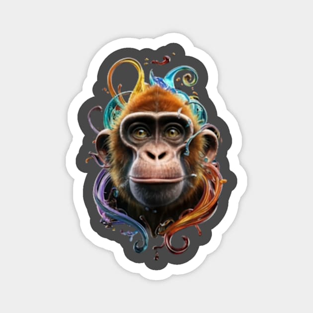 Monkey lover Magnet by TshirtMA