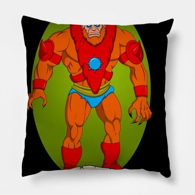 Beast Man Pillow by MikeBock