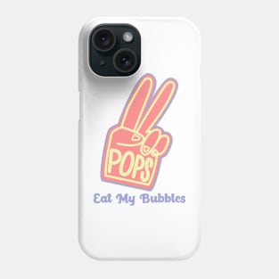 eat my bubbles, swim fast, swimmer joke Phone Case