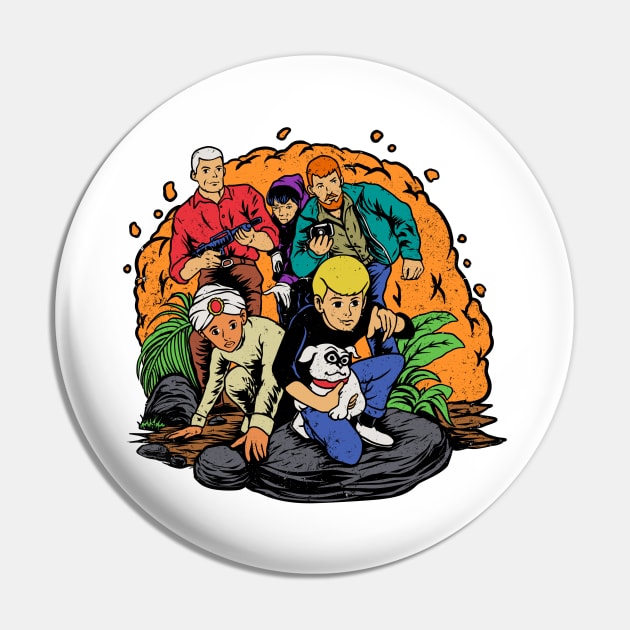 Retro Jonny Quest Pin by littlepdraws