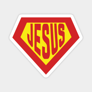 Super Jesus (Funny Christian T-Shirt) - Fun Magnet