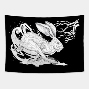 Rabbit Spirit "Winter" Tapestry