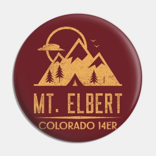 MOUNT ELBERT COLORADO 14ER Pin