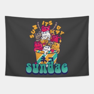 Its Sunday Sundae Tapestry