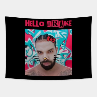 Hello DRK - Vintage Tapestry