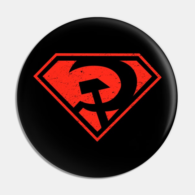 Red Hero Pin by nickbeta