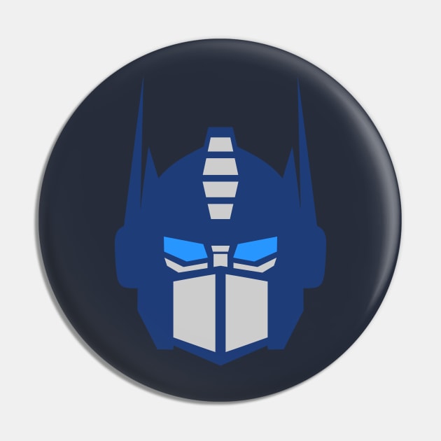 Optimus Prime Head Pin by OrangeCup