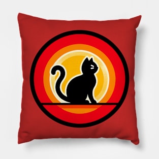 Retro Cat Pillow