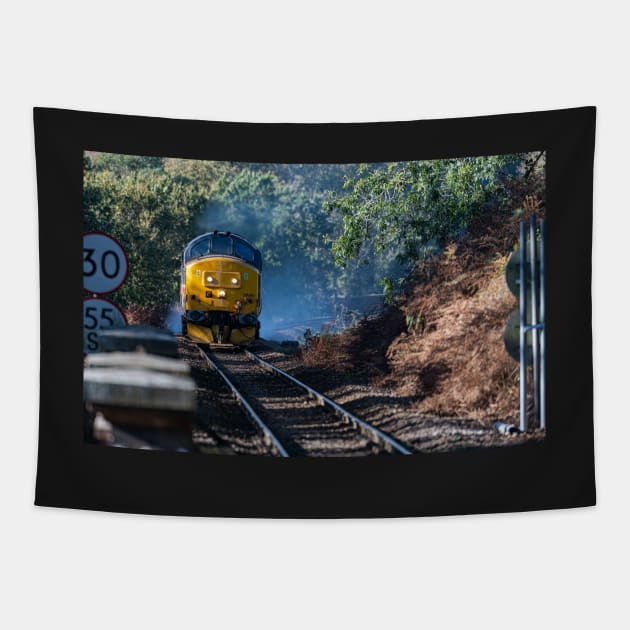 Class 37 locomotive Tapestry by Robert john