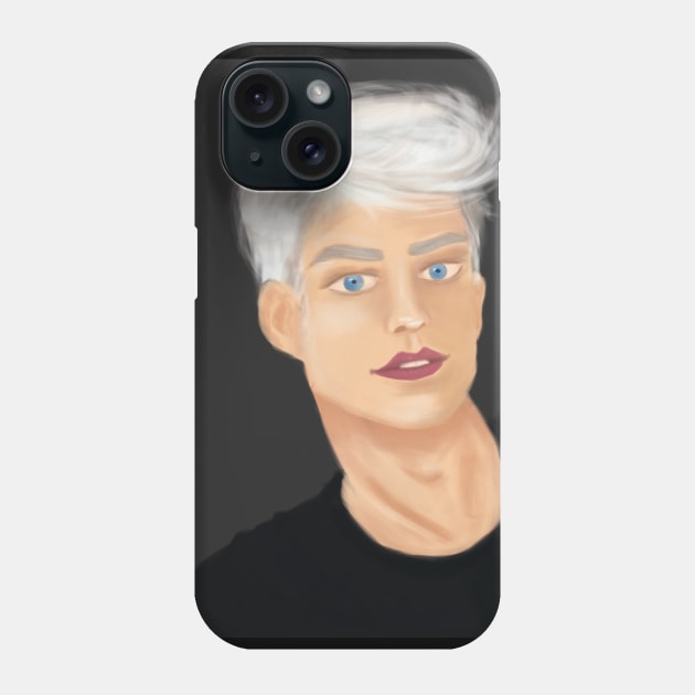 Silver Fox Phone Case by chelbi_mar