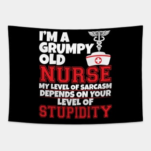 I'm a grumpy old nurse Tapestry