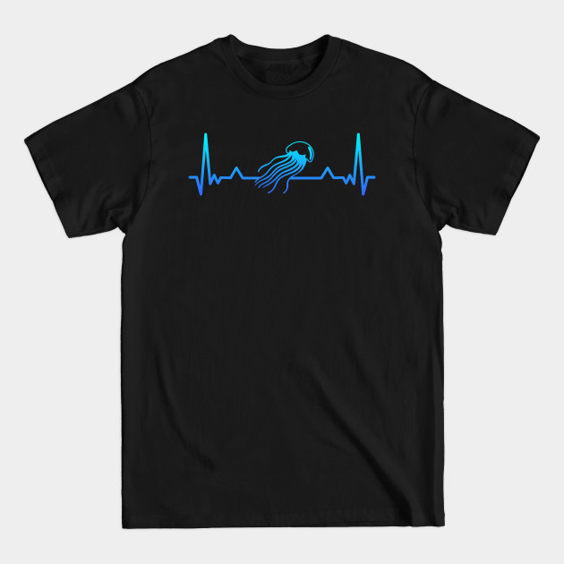 Jellyfish Heartbeat Jelly Fish Gifts - Jelly - T-Shirt