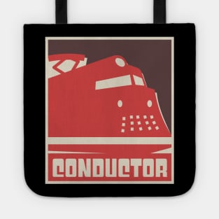 Retro Vintage Rail Crew Railroad Train Conductor Tote