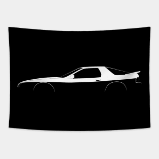 Mazda RX-7 (FC) Silhouette Tapestry