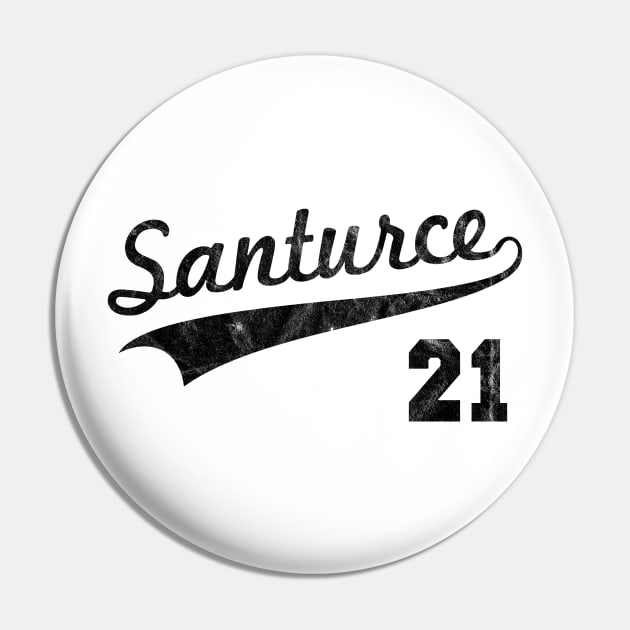 Distressed Santurce 21 Puerto Rican Baseball Cangrejeros Puerto Rico - Santurce  21 Baseball - Sticker