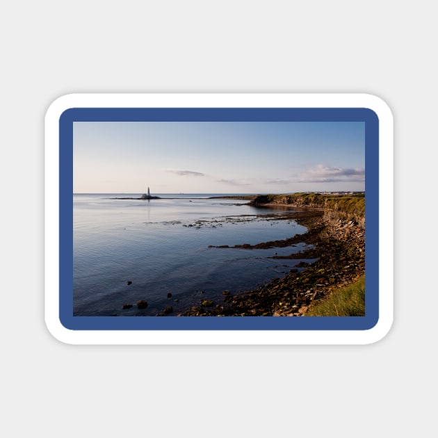 St Mary's Island and a calm North Sea Magnet by Violaman