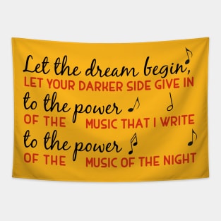 Power of the music Tapestry