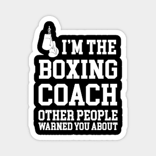 Boxing coach Magnet