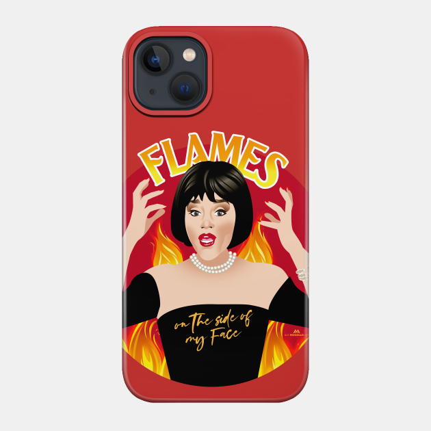 بريو Flames on the side of my face! - Clue - Coque Pour Téléphones ... coque iphone 12 In Flames