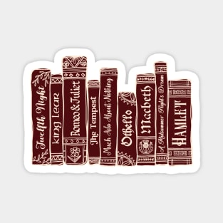 Shakespeare Bookshelf No.4 Magnet