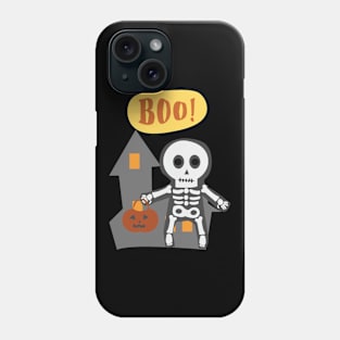 Skeleton Boo - Halloween Phone Case