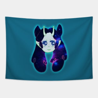 Alien Girl face Tapestry