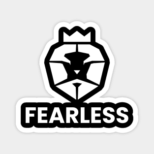 Fearless Lion Design Magnet