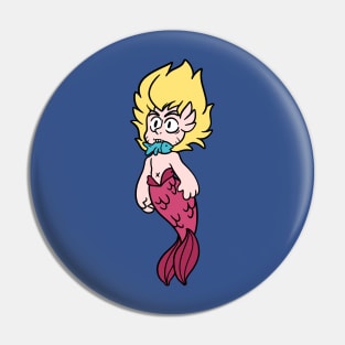 Merman with Fish Pin