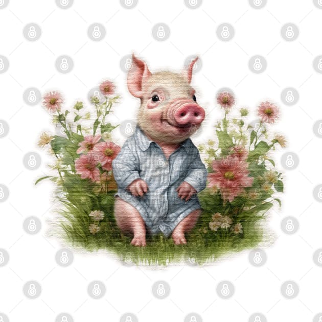 cute Piglet by JnS Merch Store