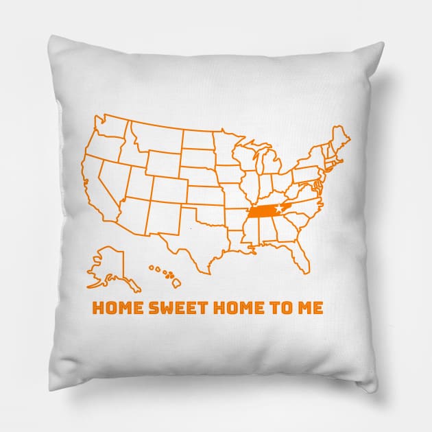 TENNESSEE VOLS-HOME SWEET HOME Pillow by AARDVARK 4X4